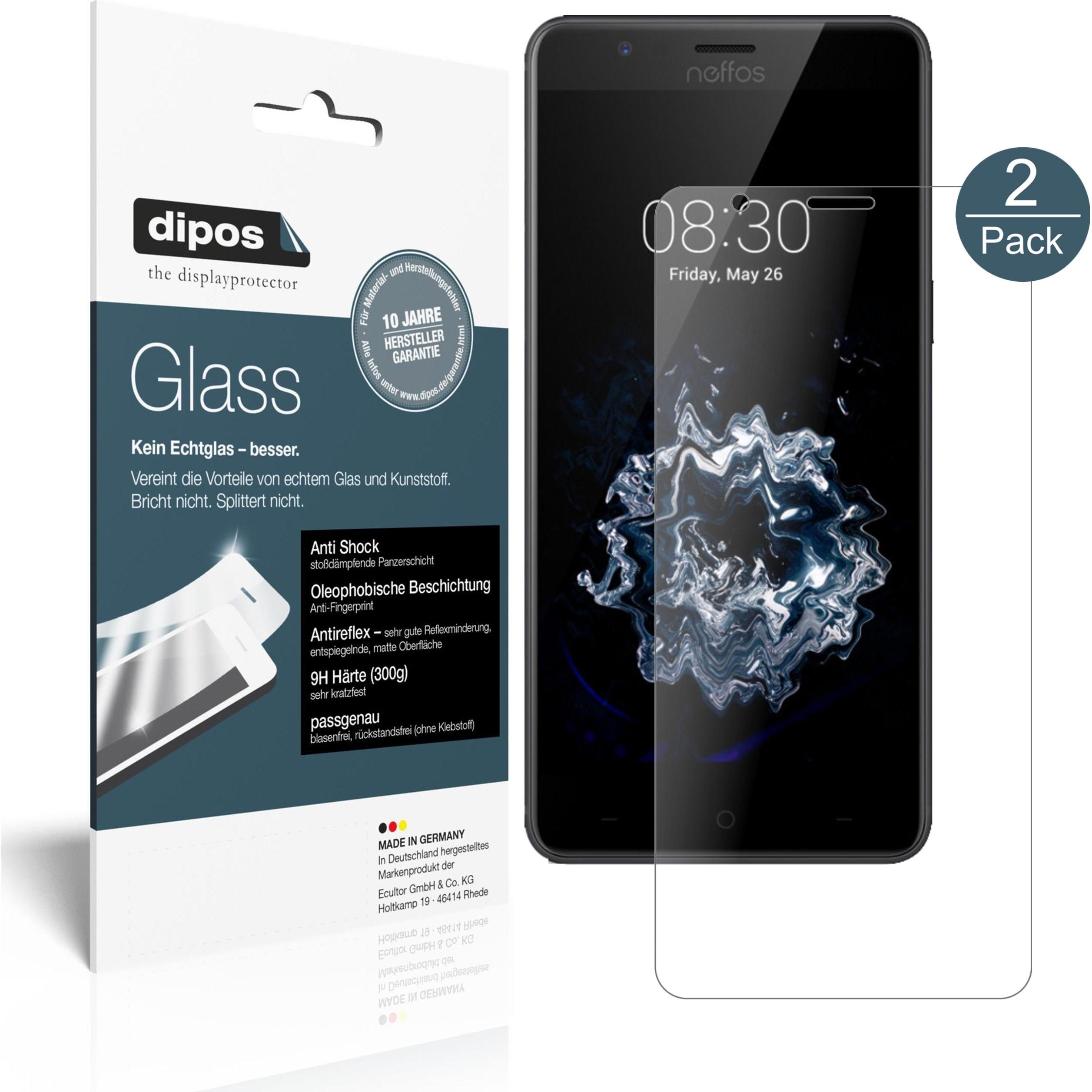 Dipos Displayschutz Anti-Shock (1 Stück, TP-Link Neffos N1), Smartphone Schutzfolie, Transparent