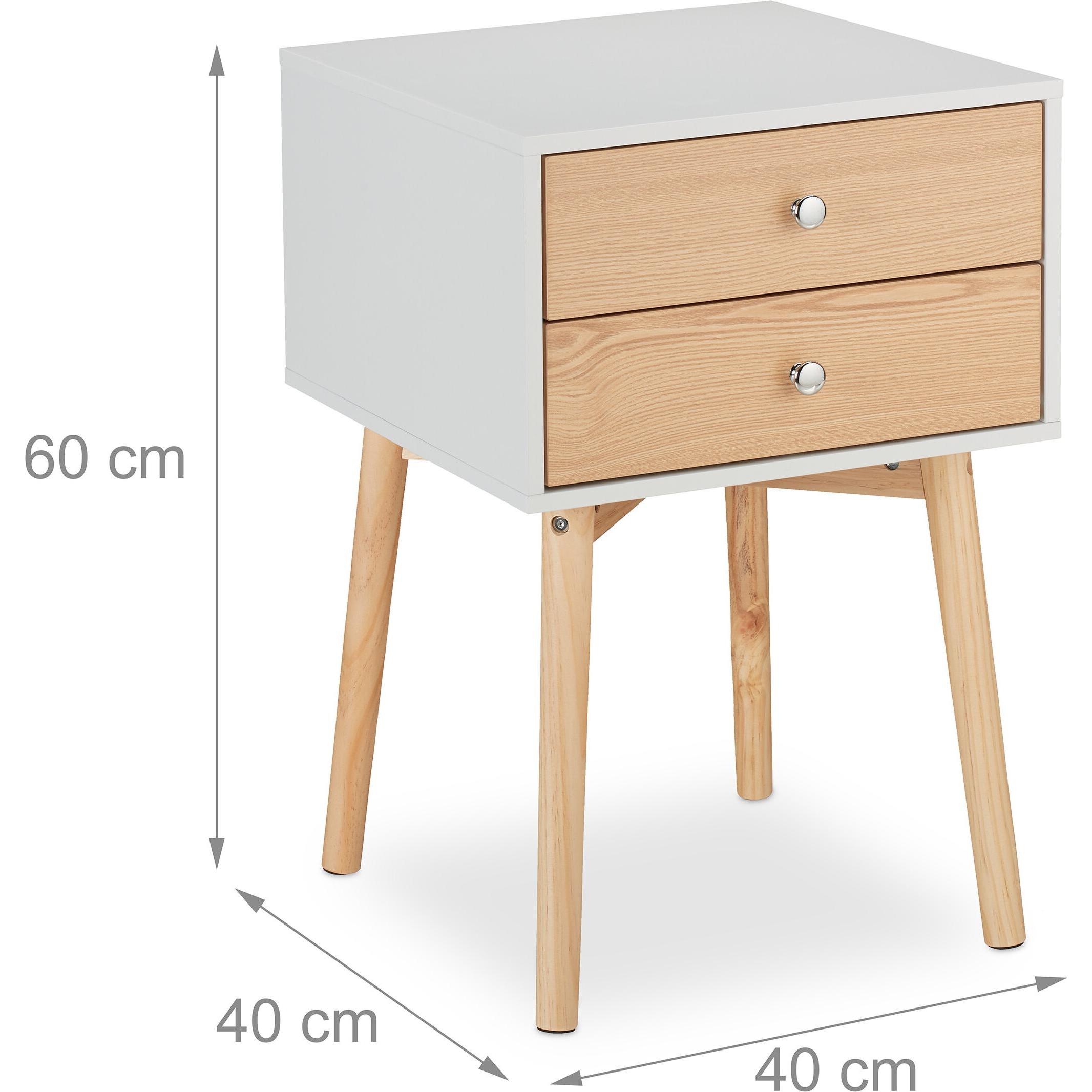 Thumbnail - Relaxdays, Nachttisch, Nachttisch (40 x 40 x 60 cm)