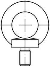 Immagine prodotto SANDISK Bullone ad occhiello DIN 580 VG M10 acciaio elettrozincato (25 Viti per pezzo)