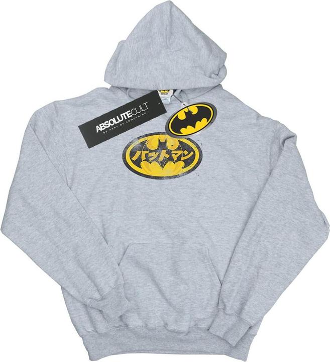 Produktbild Batman Japanese Logo Yellow Kapuzenpullover Jungen (128)