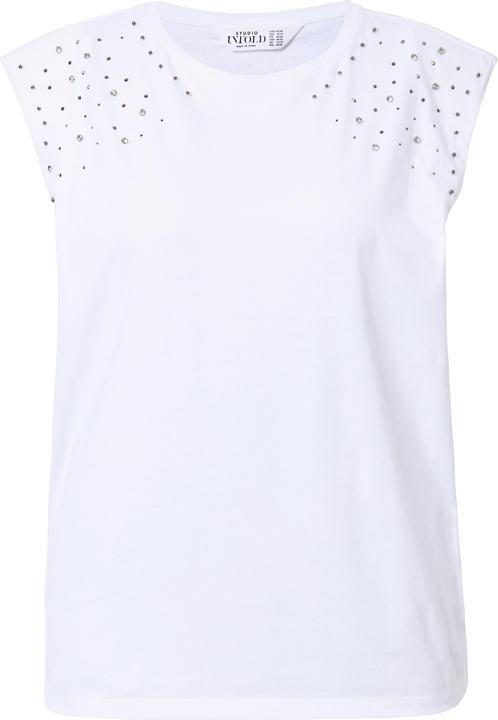 Immagine prodotto Studio Untold Top dal taglio oversize con brillantini sulle spalle (42, 44)