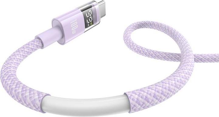 Image du produit Baseus Câble USB-A vers USB-C Display 2, 100W, 5A, 2m, pourpre (2 m, 100 W)