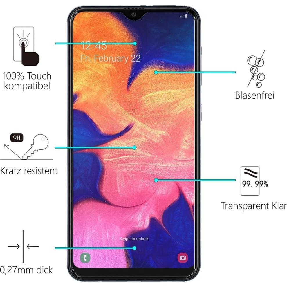 Thumbnail - Screenguard Samsung Galaxy A10 Panzerglas Schutzfolie Case Friendly Design (Samsung Galaxy A10), Smartphone Schutzfolie,...