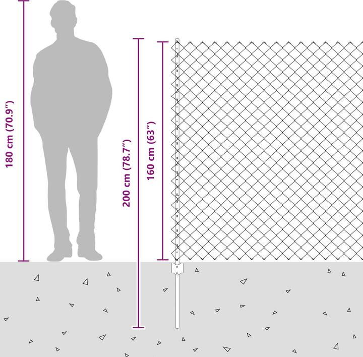 Produktbild vidaXL Aussenbarriere