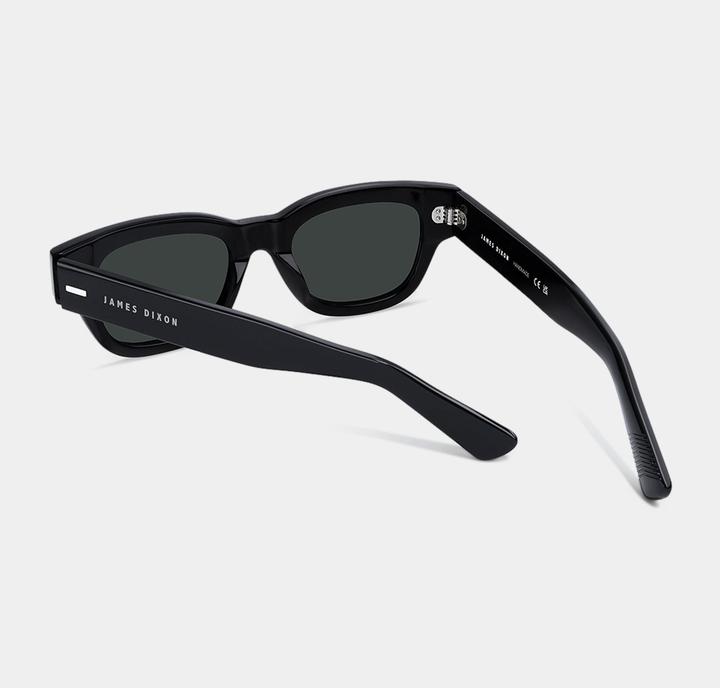 Immagine prodotto James Dixon Schwarz/Grau – Lennox – Quadratisch – Acetat – Sonnenbrille