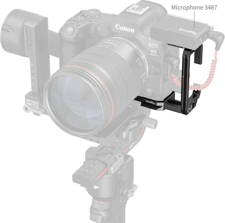 Actual product image SmallRig L-bracket mounting plate for Canon EOS R5 Mark II