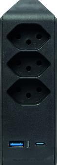 Image du produit Brennenstuhl Fiche de dérivation cleverLINE (Type 12, USB-A, USB-C, 5x)
