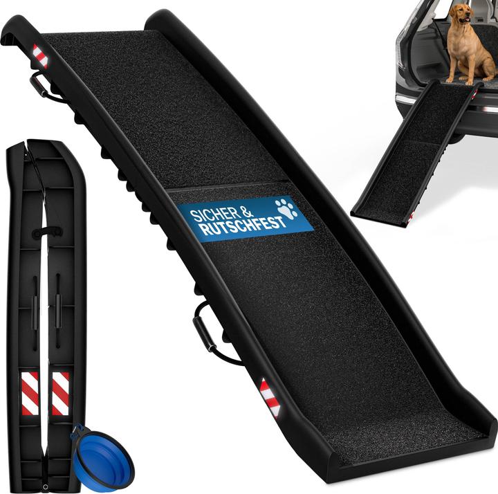Produktbild Cadoca Hunderampe (Hund, Faltbar, Reflektoren)