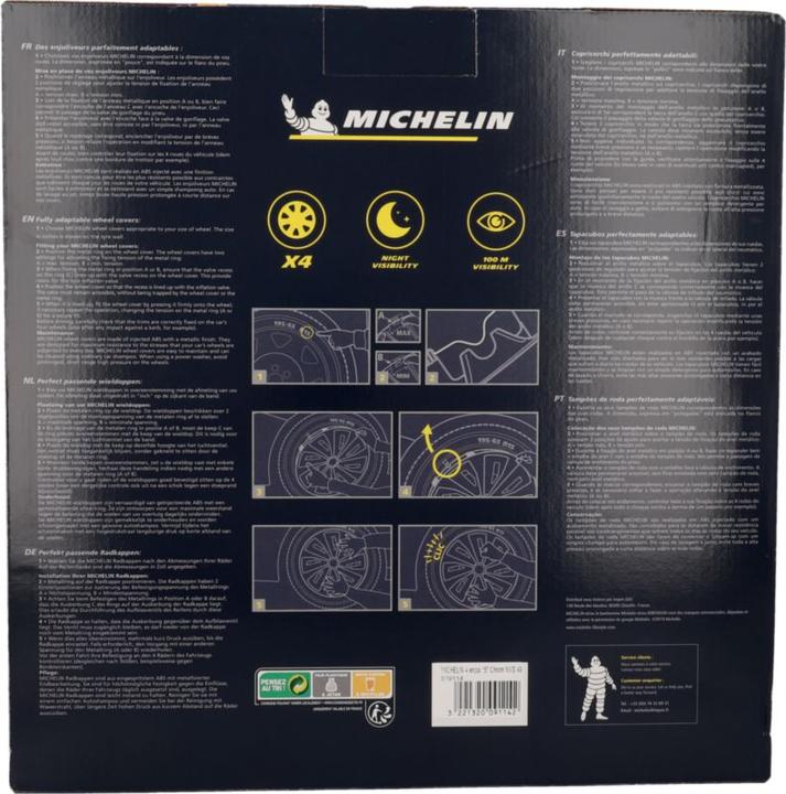 Produktbild Michelin Radzierblenden 15 (4 Stück, 15")