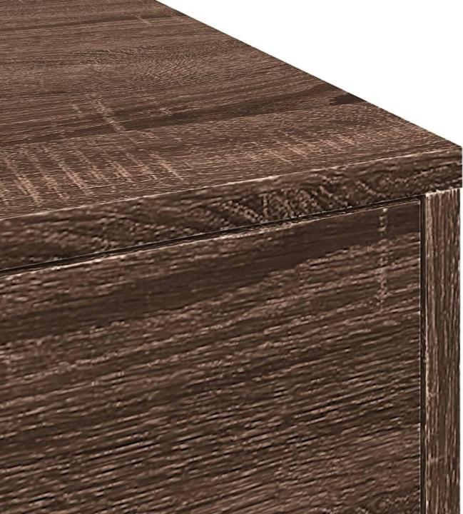 Image du produit vidaXL Armoire de salle de bain Étroite avec roulettes aspect chêne