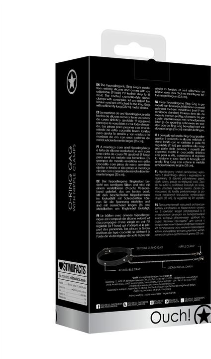 Produktbild Ouch! O-Ring With Nipple Clamps