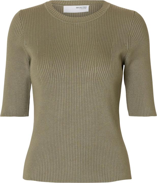 Actual product image Selected Femme Short sleeve knitted top (L)