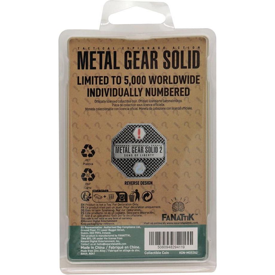 Thumbnail - Fanattik, Münzen, Metal Gear Solid 2 Sammelmünze Raiden Limited Edition