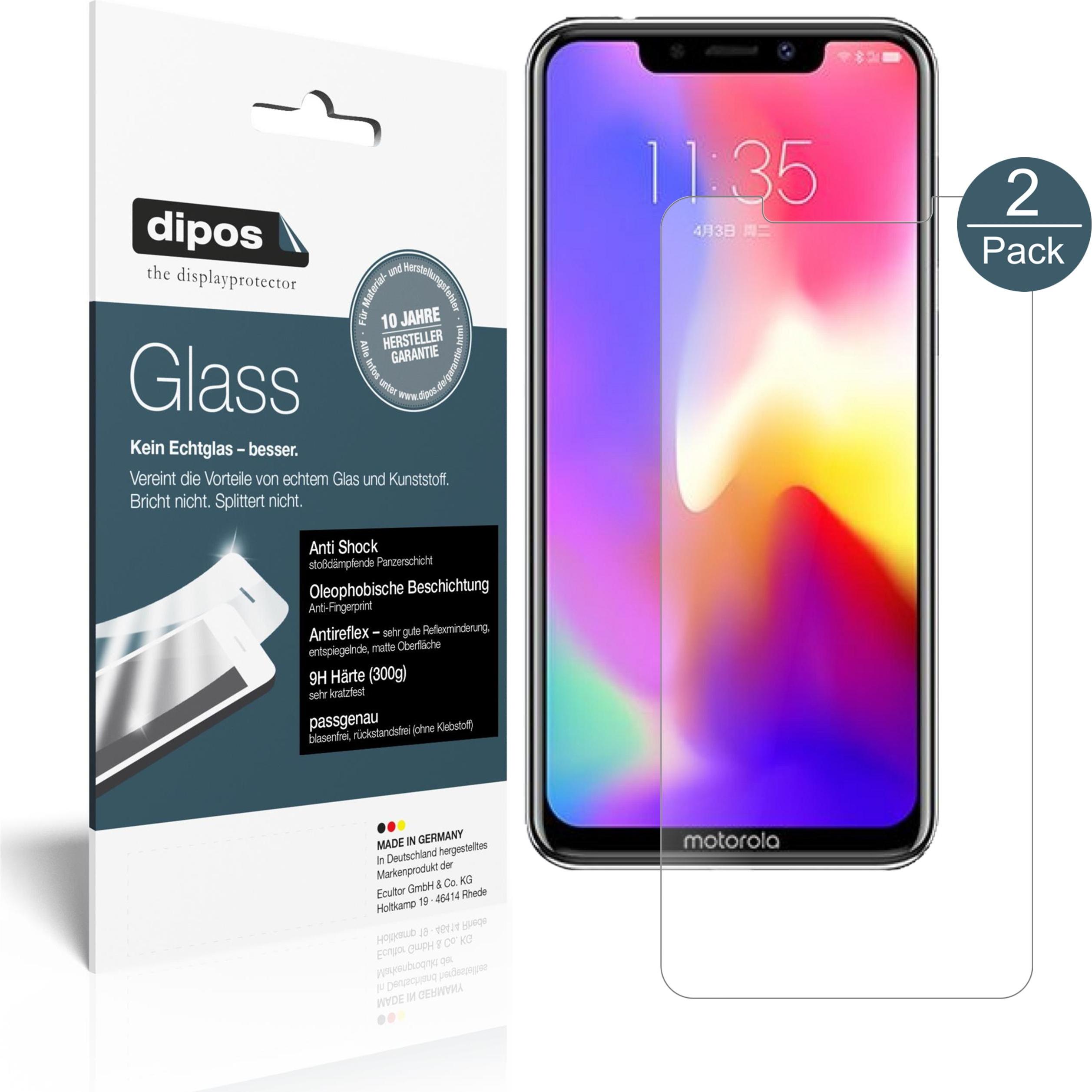 Dipos Displayschutz Anti-Shock (1 Stück, Motorola P30), Smartphone Schutzfolie, Transparent