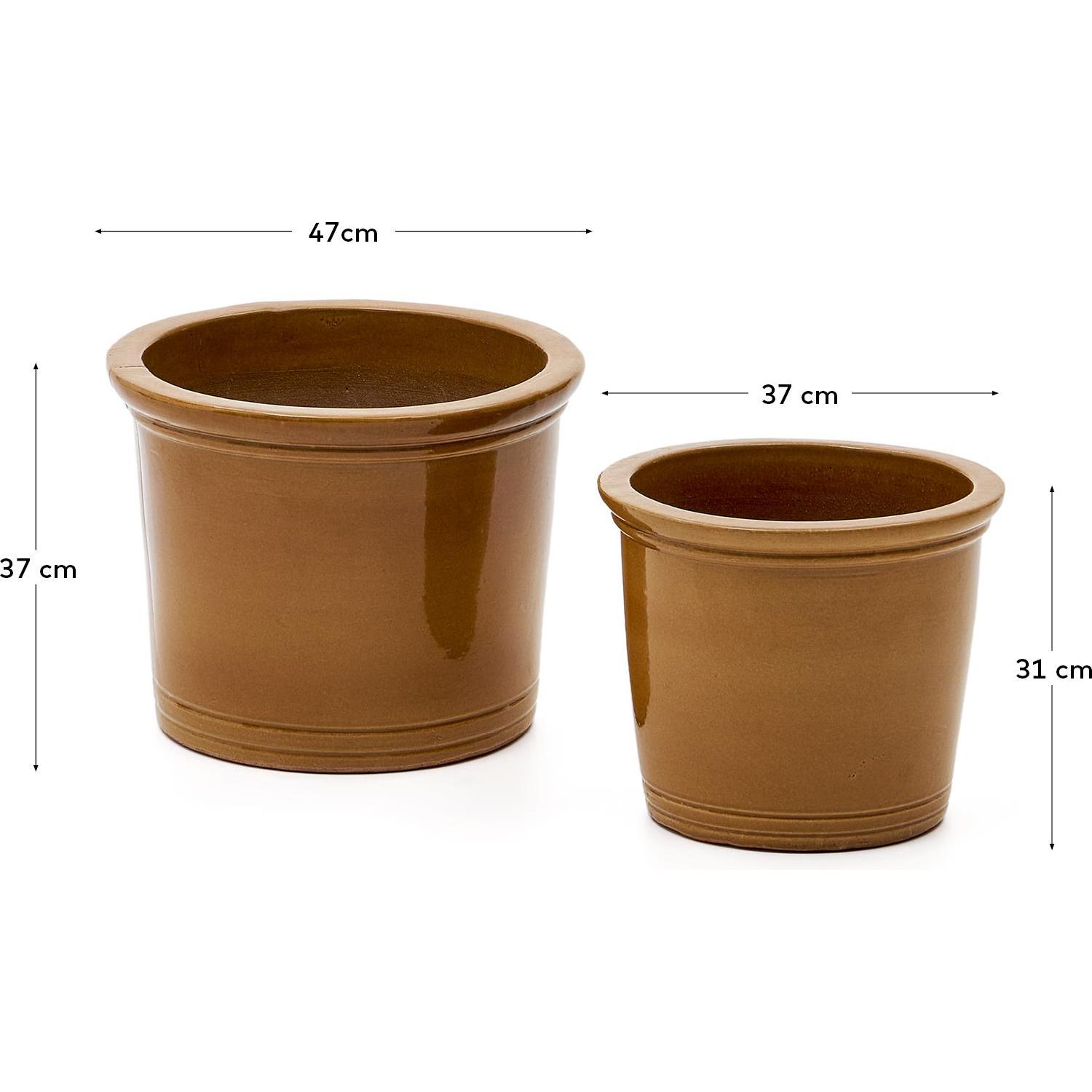 Thumbnail - Kave Home, Blumentopf, Presili (47 cm)