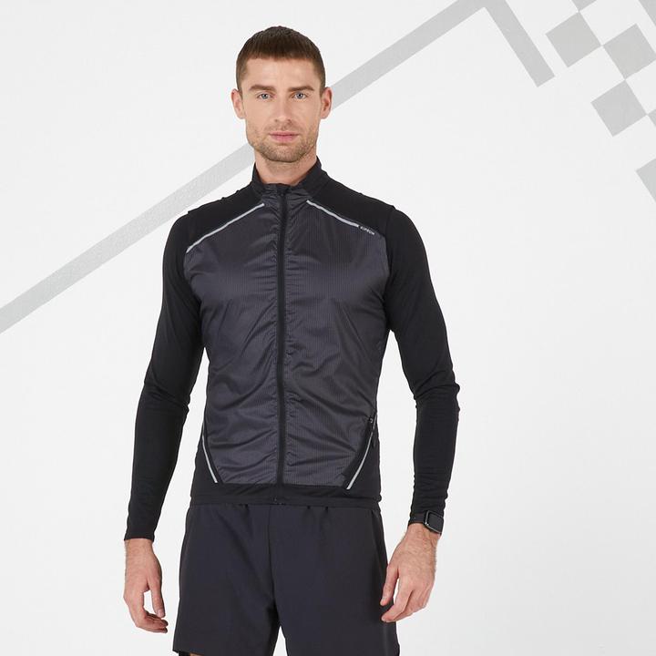 Image du produit Kiprun Gilet de course Light homme noir (XS)