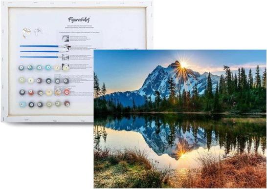 Produktbild Figured'Art Lake and Mountain reflection