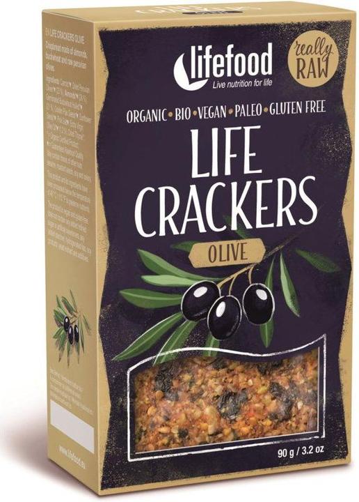 Actual product image Lifefood Life Crackers Olive Bio (90 g)