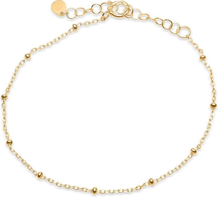 Leyda Feingliedrige Armkette Kugeln (Argento 925 1 micron giallo Vergo)