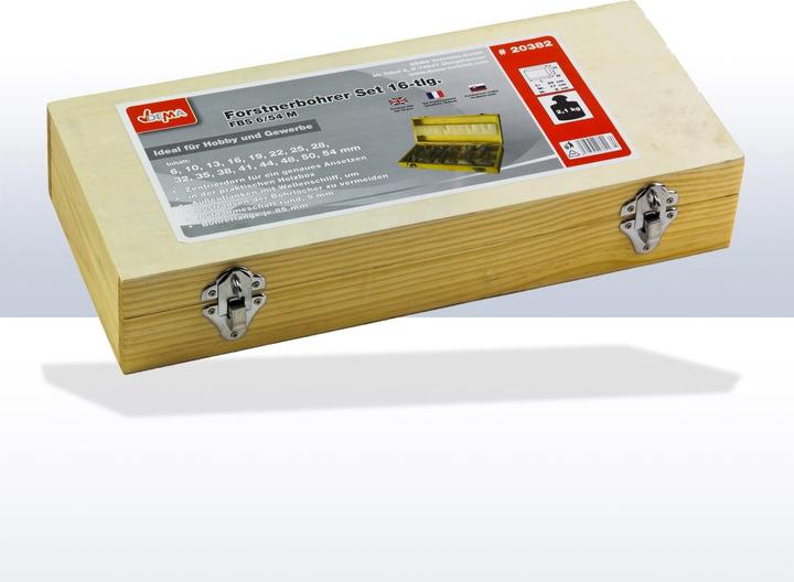 Produktbild Dema Forstnerbohrer Set 16tlg Holzbohrer Kunstbohrer (6 - 54 Millimeter)