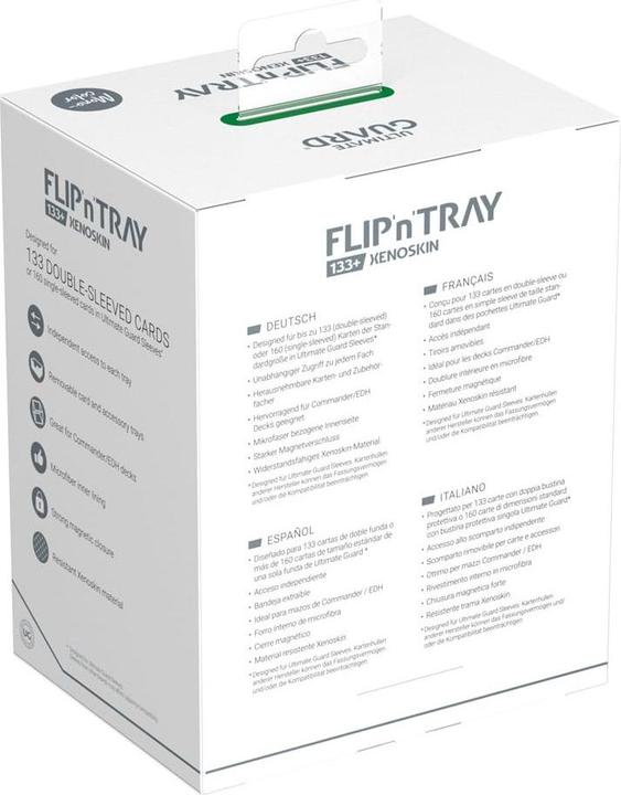 Actual product image Ultimate Guard Flip'n'Tray 133+ XenoSkin Vert
