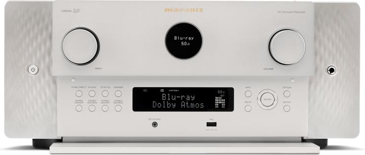 Actual product image Marantz Cinema 40 9.4 AV Receiver with 8K Video *premium silver* (AM, FM)