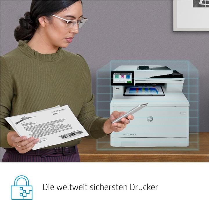 Image du produit HP LaserJet Enterprise MFP M480f couleur (Laser, Couleur)