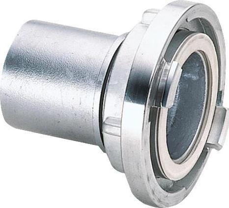 Produktbild Teguma Saugkupplung glatter Schlauchstutzen Storz CSchlauchgrösse 50 mm Aluminium Knaggenabstand 66 mm (50 mm)