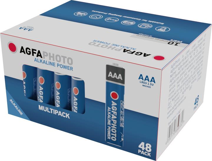Actual product image AGFAPHOTO Power LR03 Micro (AAA) battery alkaline manganese 1.5 V 48 pcs. (48 pcs., AAA)