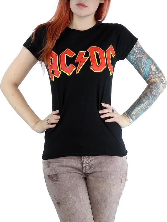 Immagine prodotto AC/DC Maglietta con logo in cotone rosso (M)