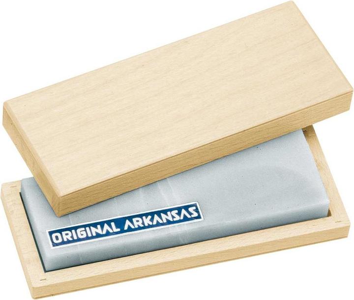 Herbertz Echter Arkansas-Stein, 17,5 x 5 cm, im Holzkasten