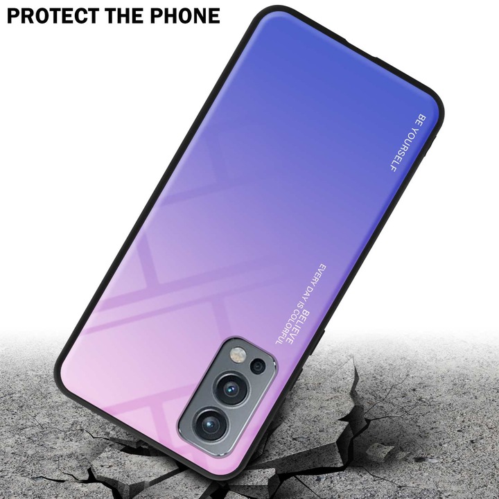 Actual product image Cadorabo TPU 2 colors glass envelope (OnePlus Nord 2 5G)
