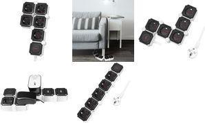 Produktbild LogiLink LPS277 Steckdosenleiste mit Schalter Weiss Schwarz Schutzkontakt 1 St. (5x, CEE 7/3, 1.50 m)