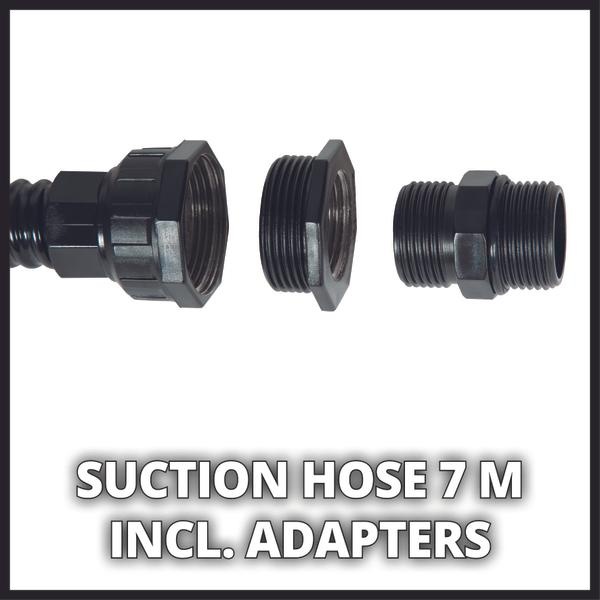 Actual product image Einhell Pump suction hose 7m
