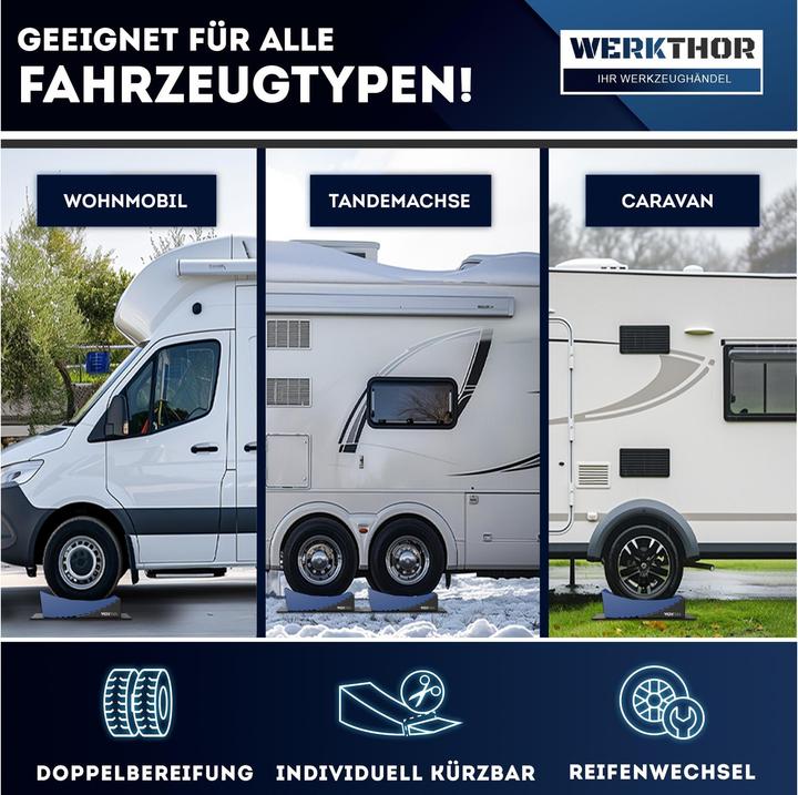 Image du produit Werkthor Innovative Auffahrkeile mit Unterlegmatte