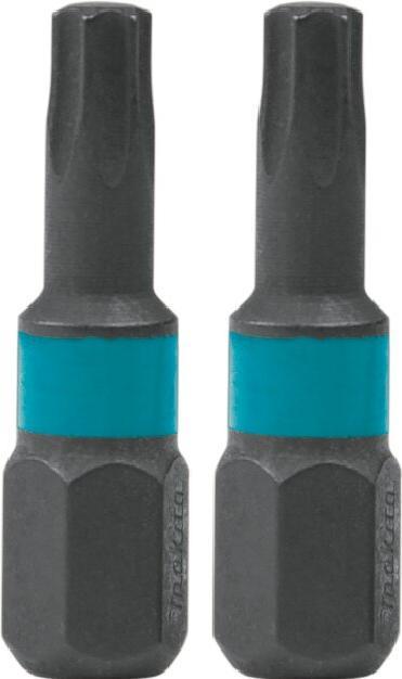 Actual product image Makita T-bit 40 length 25 mm, 2 pieces (Hexagon socket TX)