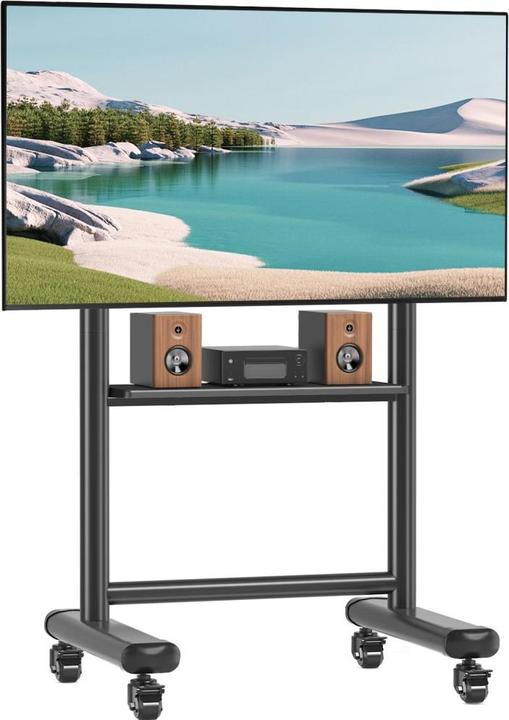 Actual product image Techly Floor Stand Trolley LCD/LED/Plasma TV 60-86" (86", 68 kg)