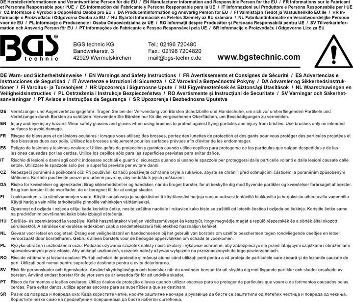 Produktbild BGS Bürstenaufsatz-Satz