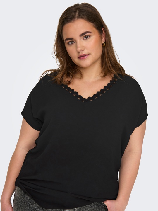 Produktbild Only Normal geschnitten V-Ausschnitt Curve Top T-shirt (L)