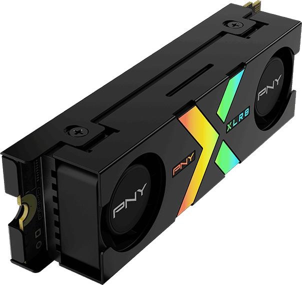 Image du produit PNY CS3150 XLR8 Gaming Epic-X 1TB SSD M.2 GEN5 NVMe RGB Heatsink (1000 Go, M.2 2280)