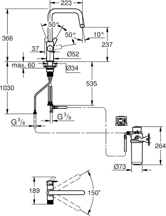 Actual product image Grohe Blue Pure Start