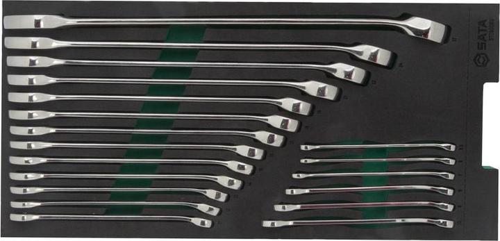 Actual product image SATA Ringmaulschlüssel-Einlage, 19-tlg.