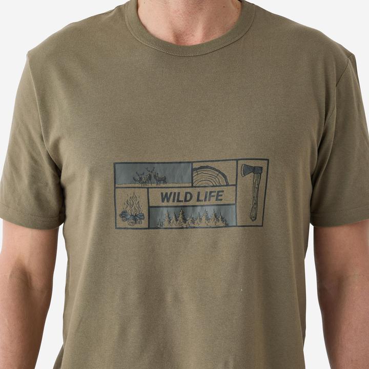 Actual product image Solognac T-Shirt 100 Baumwolle Wildlife (XXL)