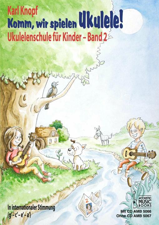 Produktbild Komm, wir spielen Ukulele! Band 2. Ausgabe mit CD (Deutsch, Karl Knopf, 2017)