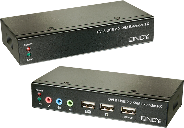 Produktbild Lindy Cat.6 KVM Extender Classic DVI USB