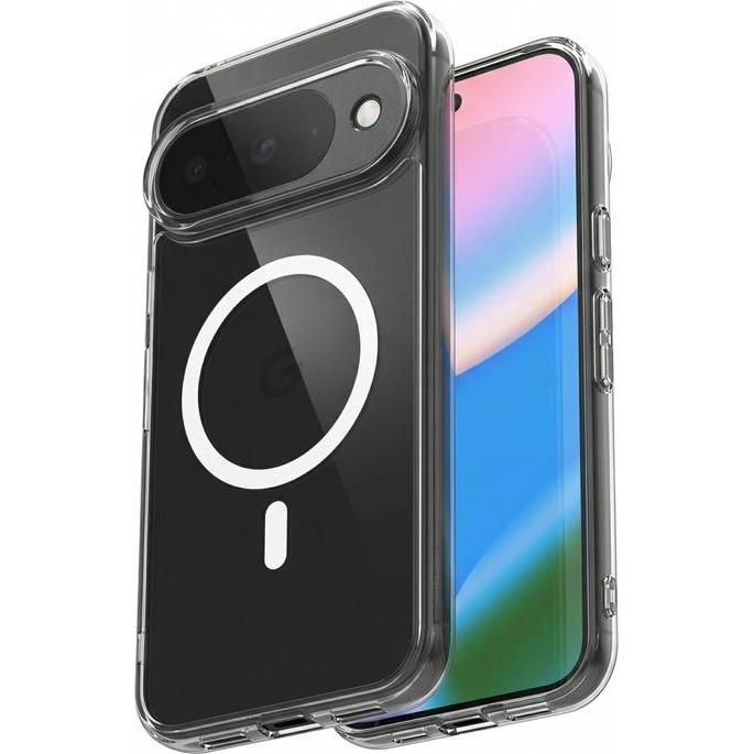 Crong Hybrid Clear Magnetic - Etui MagSafe Google Pixel 10 / 10 Pro (przezroczysty) (Google Pixel 10, Google Pixel 10 Pro), Cover smartphone, Traspare