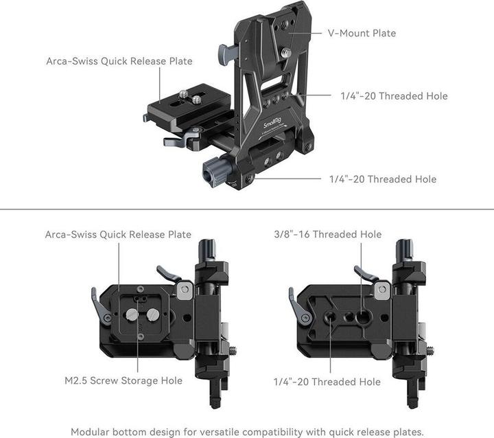 Produktbild SmallRig Compact V-Mount Battery Mounting System (Diverses Video Zubehör)