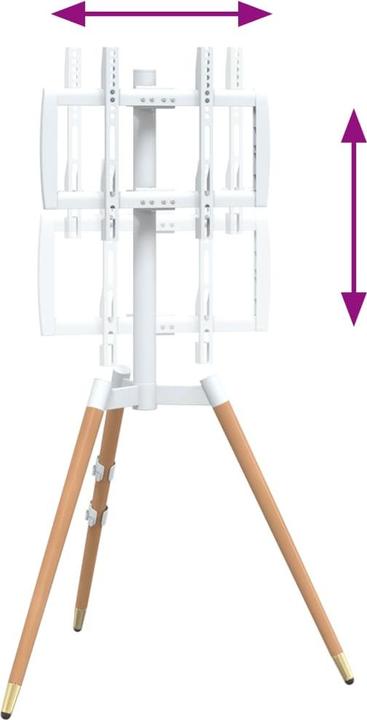 Actual product image vidaXL TV stand 37-65 inch screen Max VESA 400x400 mm 40 kg (40 kg, 37" - 65")