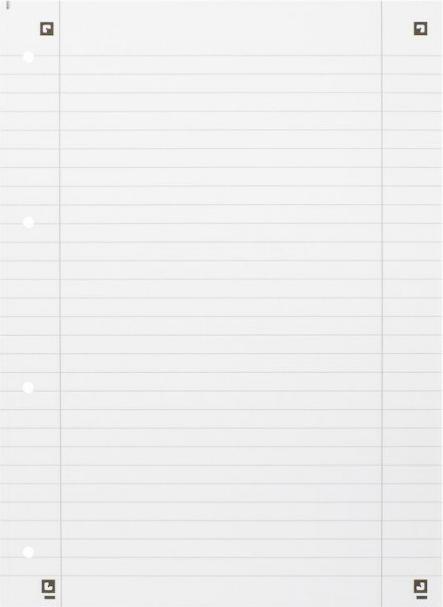 Productafbeelding Oxford College notebook voor linkshandigen (A4, A4+, Rijen)