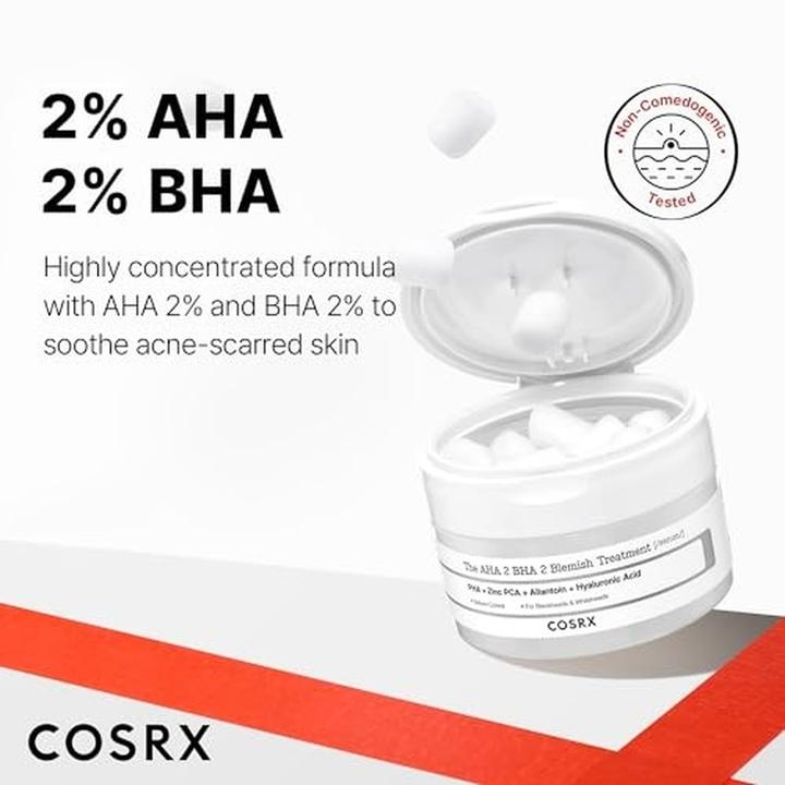 Actual product image Cosrx The AHA 2 BHA 2 Blemish Treatment Serum (30 ml)